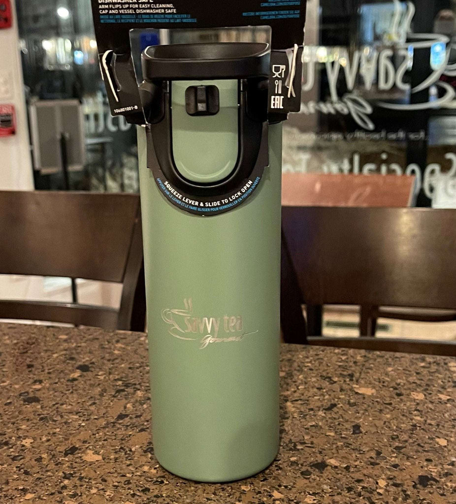 Camelbak Forge Flow Tea Travel Tumbler w/Savvy Tea Logo - Drink Great Tea