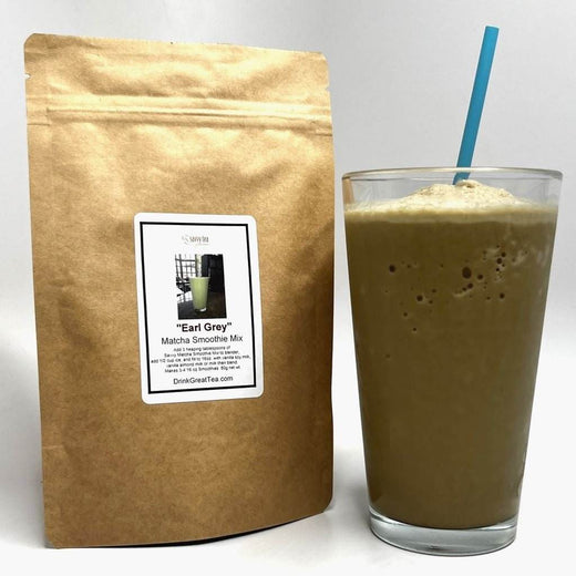 Earl Grey Matcha Tea Smoothie Mix and Beverage