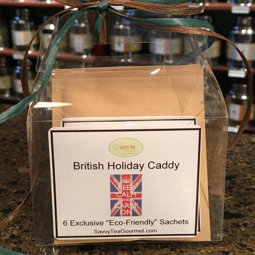 British Holiday Tea Caddy