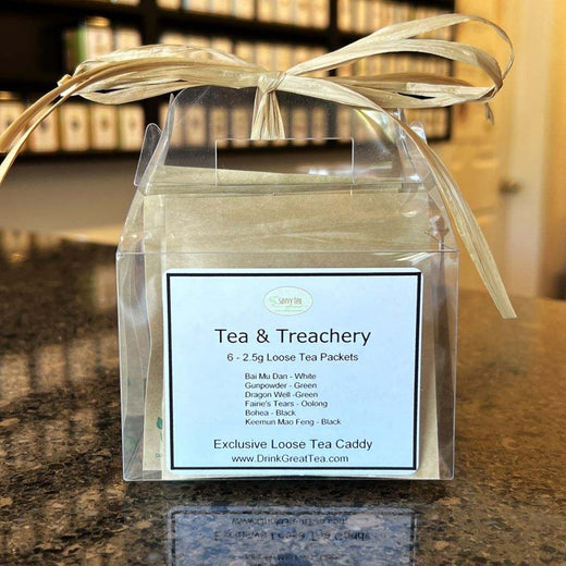 Tea and Treachery Merchants of Deceit Six-Tea Caddy