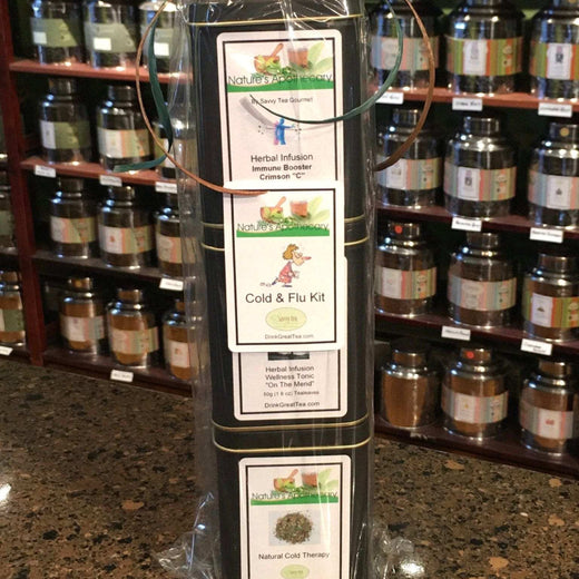Cold & Flu Three Tin Tower Tea Gift Set