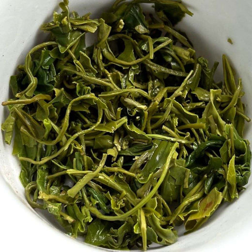 Yun Wu Green Tea Wet Leaves