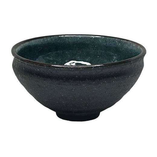 Speckled Turquoise Matcha Bowl Angled View