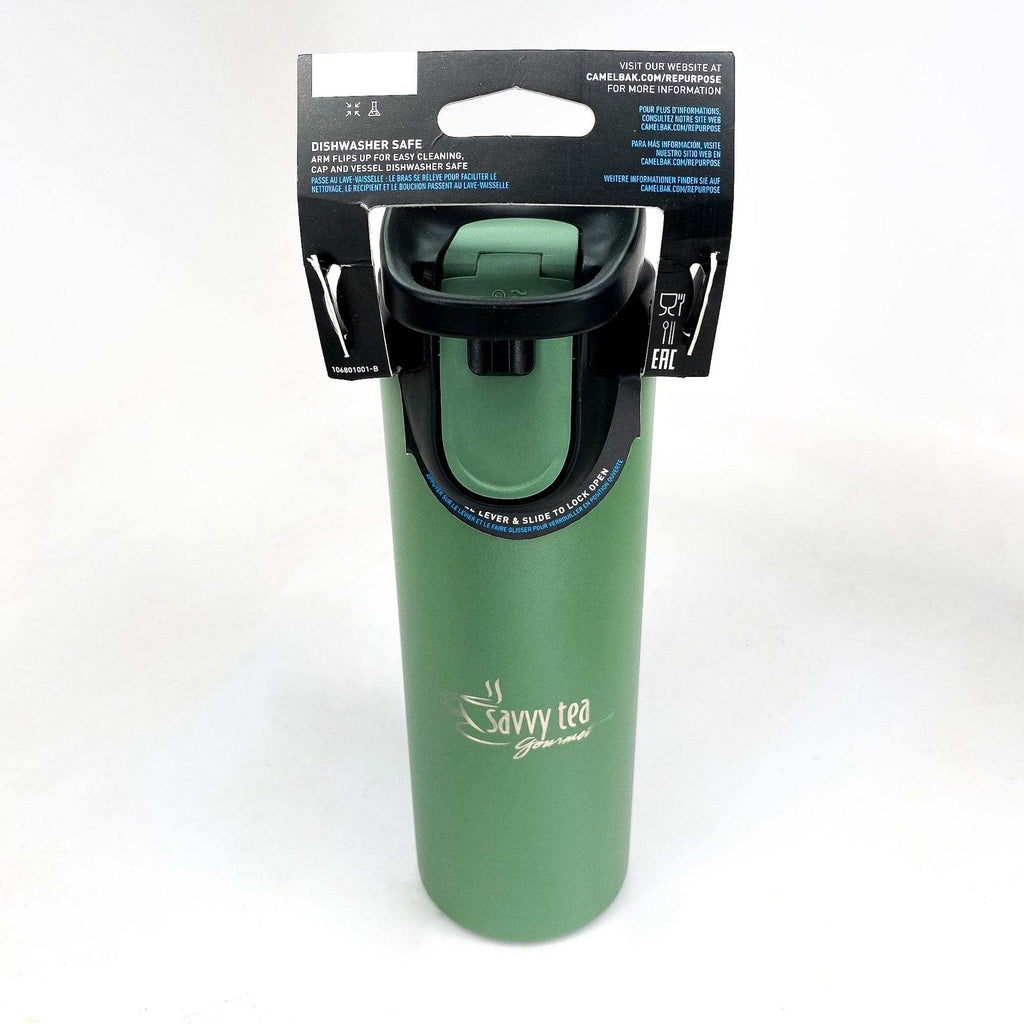 Camelbak Forge Flow Tea Travel Tumbler w/Savvy Tea Logo - Drink Great Tea