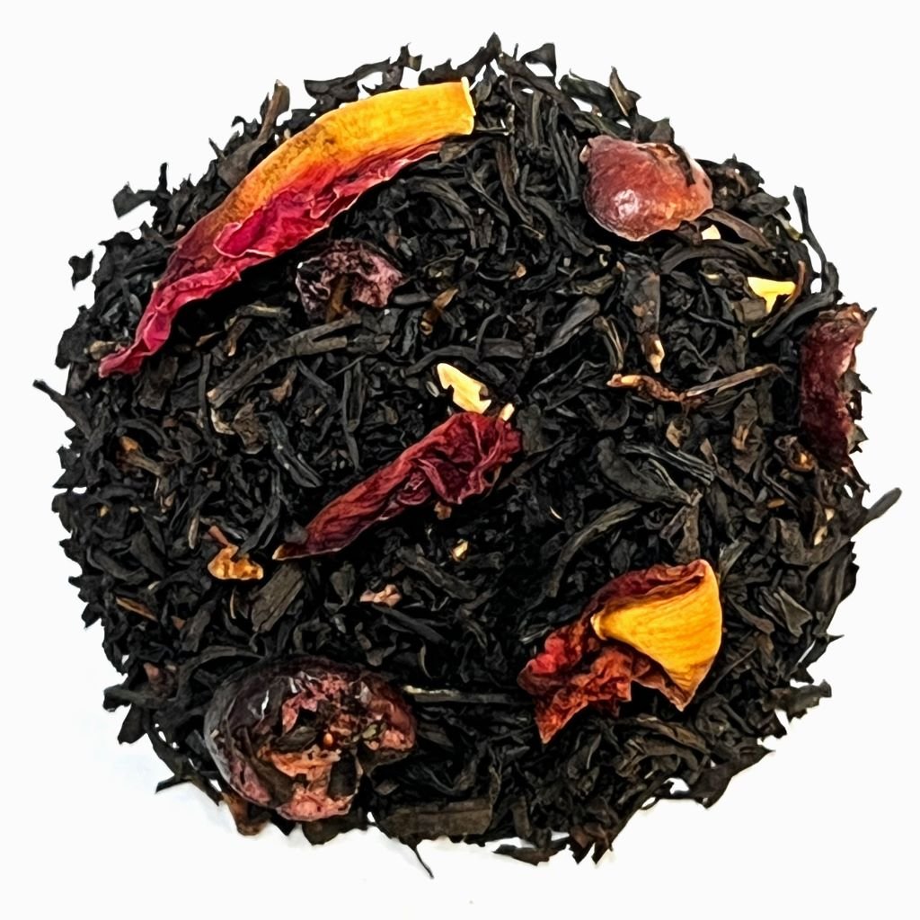 Cranberry Bog Black Tea Leaves
