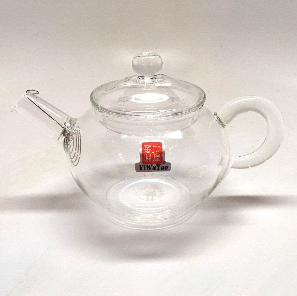 Gong Fu Tea Pot, Glass With Strainer Built-in - Drink Great Tea