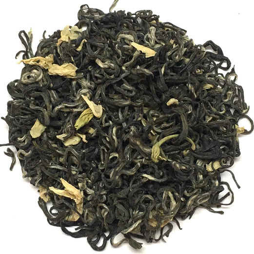 Beautiful Snow...(Bai Tan Piao Xue)...Blend of elegant China Green buds blended with fragrant jasmine petals... - Drink Great Tea