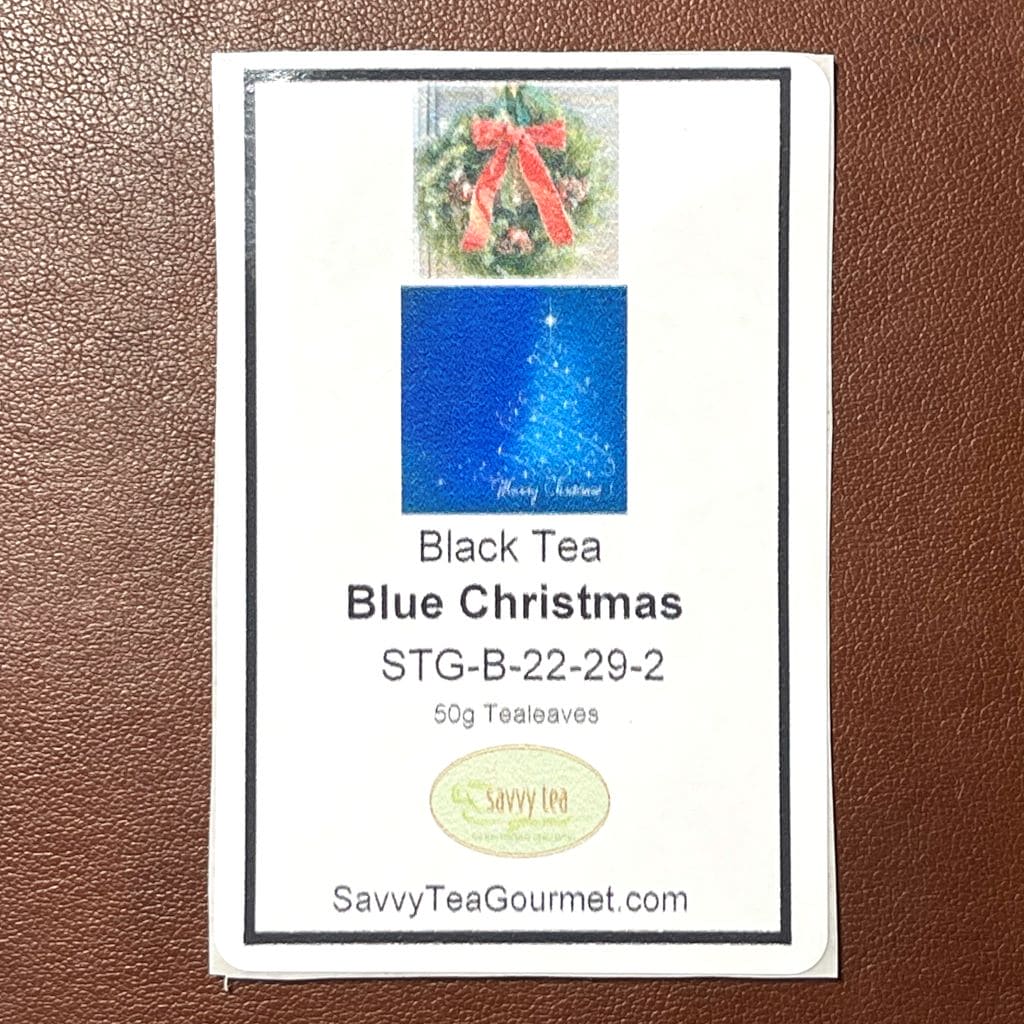 Blue Christmas...Black Tea with blueberry bits...like a fresh July harvest... - Drink Great Tea