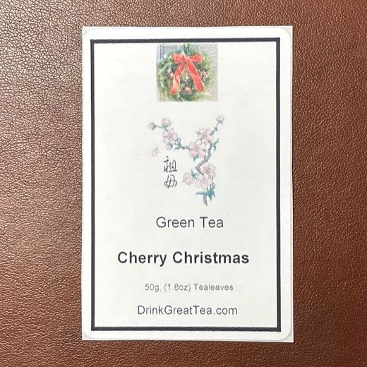 Cherry Christmas...Reminiscent of Cherry Blossom Season in Japan, a lovely blend of green tea and cherry... - Drink Great Tea