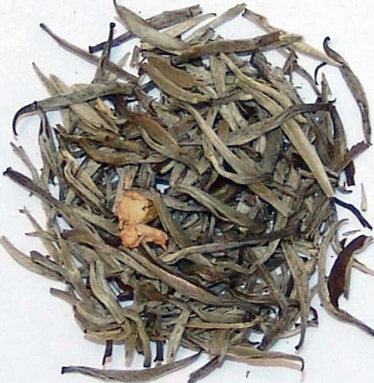 Jasmine Silver Needles, (Mo Li Bai Hao Yin Zhen)...Exquisite Silver Needle leaf buds gently scented with Jasmine. - Drink Great Tea