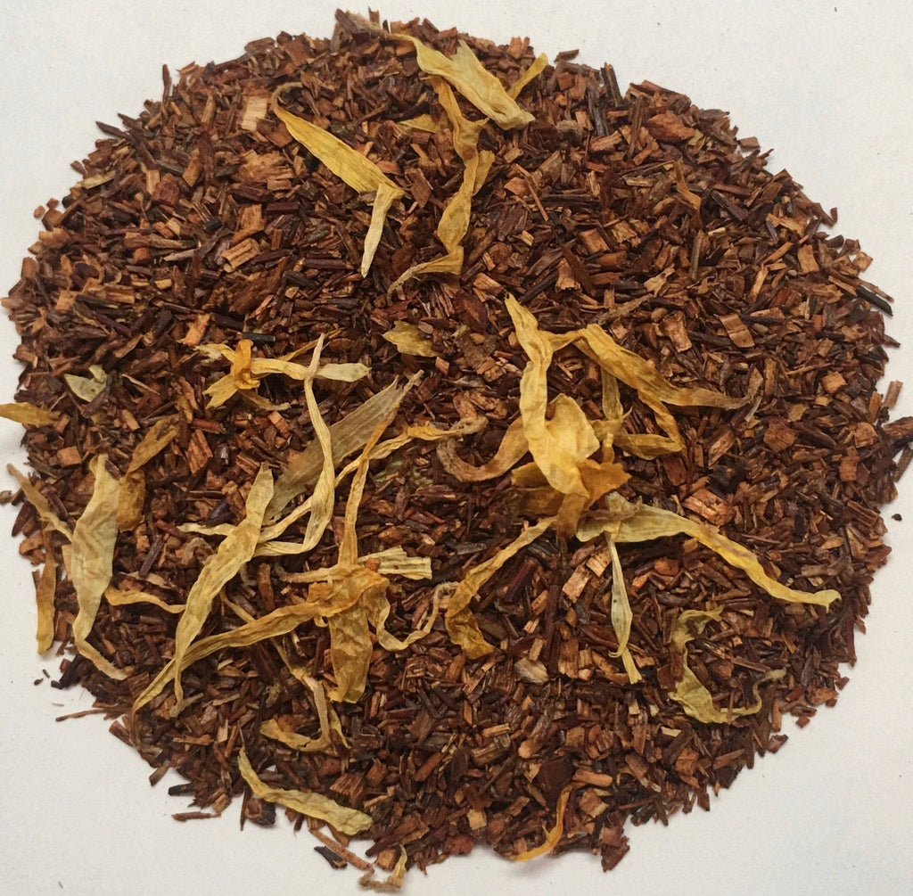 Peach Fuzz...Organic Red Rooibos with beautifully complementing natural peach added... - Drink Great Tea