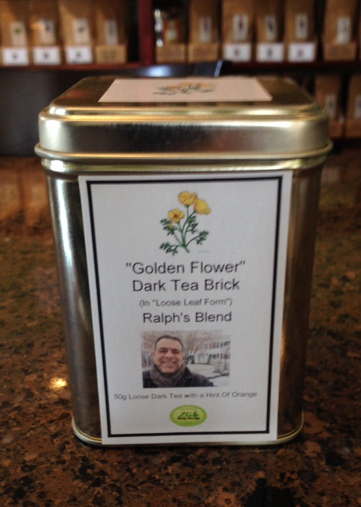 Ralph's Blend Golden Flower tea tin
